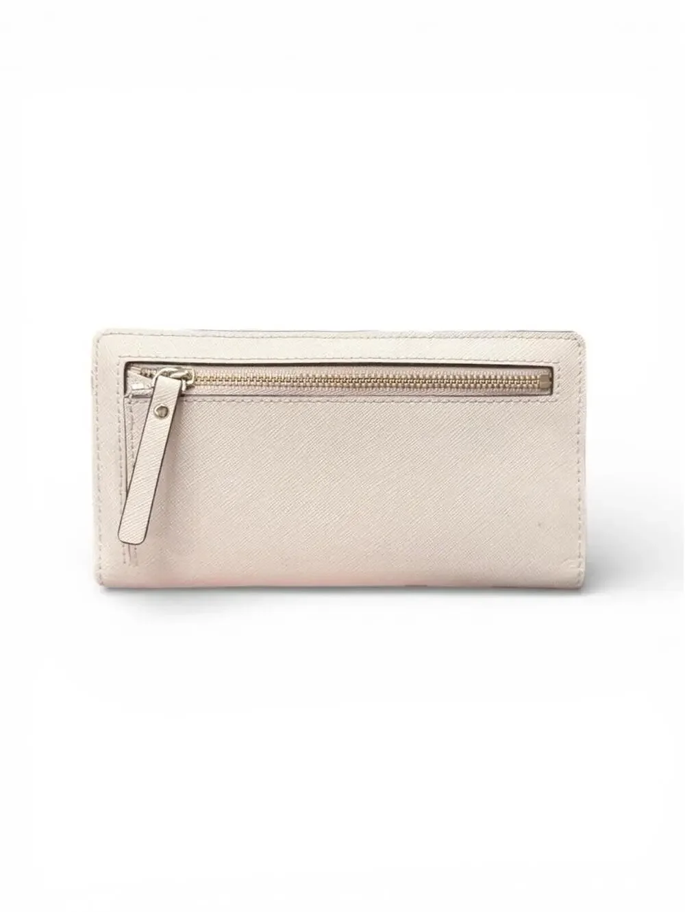 (RC) Kate Spade Laurel Way Stacy Bifold Wallet Pink Saffiano Leather Authentic